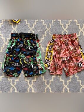 Flow Society Boys Space & Breakfast shorts- set of 2